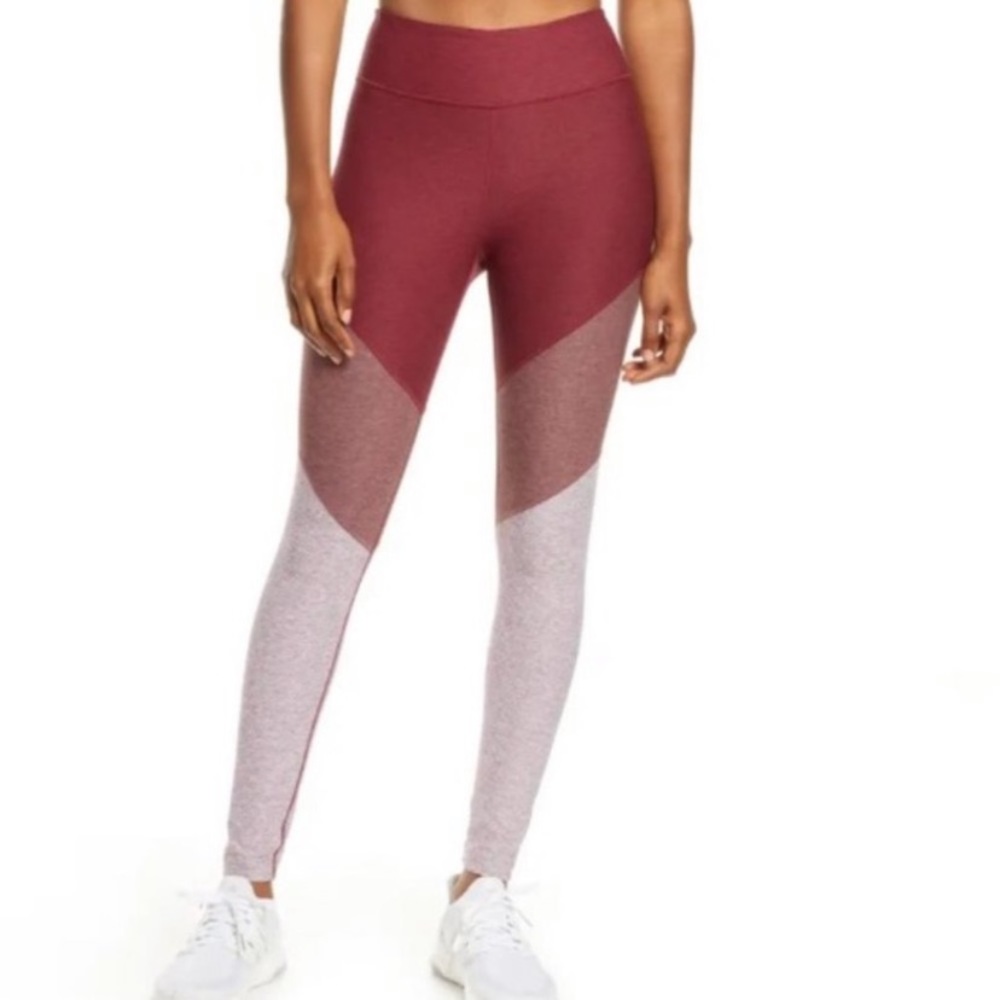Outdoor voices 7/8 spring leggings color block